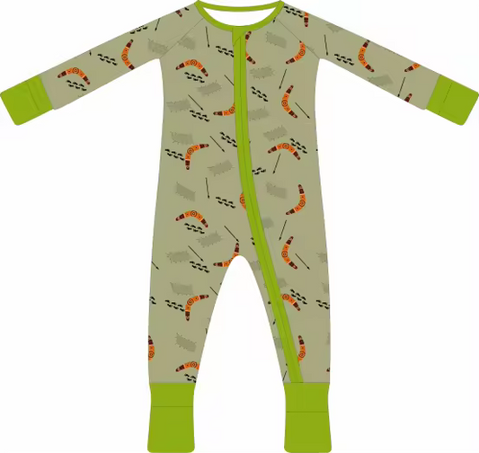 Baby onesie (hunting tools design)