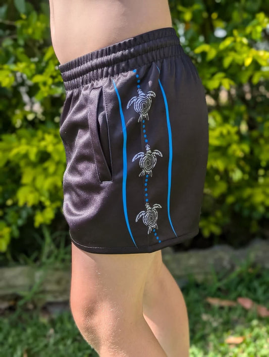 Turtle footy shorts (kids)