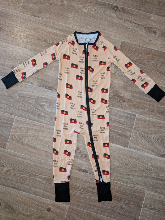Baby onesie (black and proud)
